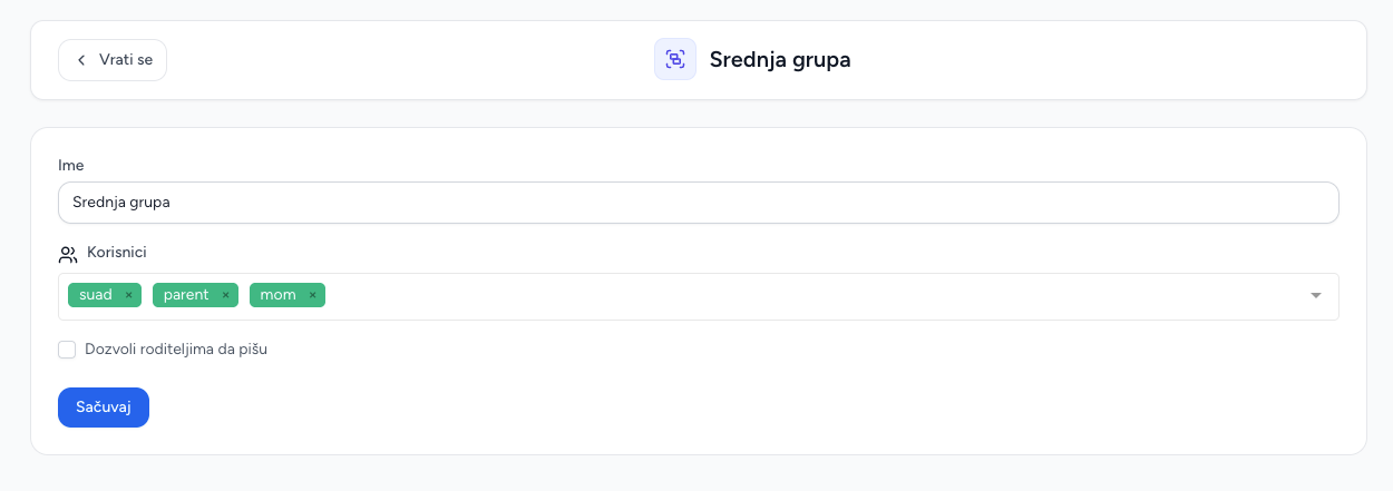 Group membership